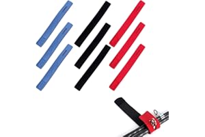 AYVRUOP fourreau canne a peche, housse canne a peche, idéal pour maintenir vos brins de cannes ensemble, vous pouvez transporter et stocker vos cannes a peche en toute sécurité, 9 pièce