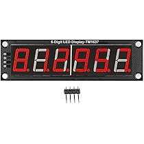 6-stelliges 7-Segment-Digitalröhrenanzeigemodul, Elektronisches 