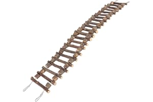 BEUFEE Scaletta Per Piccoli Animali, Prodotti Per Animali Domestici Scaletta Per Uccelli Scaletta Per Arrampicata Per Animali Domestici Scaletta Per Uccelli Per Gabbia Per Pappagalli(30cm)