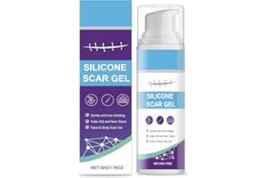 OKAQEE Silicone Scar Gel - Advanced Scar Treatment Gel for Old & New Scars - Scar Removal Cream for C-Section, Stretch Marks, Acne, Surgery & Keloid Bump - Smooth, Fade & Repair Skin