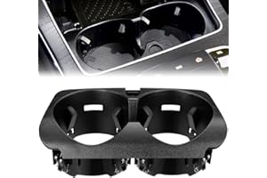GEARMONSTER Getränkehalter W205, Mittelkonsolen Getränkehalter, Mittelkonsole Becherhalter für W213, Cup Holder Passend für Mercedes C Klasse E Klasse A2056800691, Schwarz