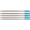 IMPRINT Ball Pen Refills | Screw Type Blue Refills | Fit Most Ball Pens with Twist Mechanism | Pack of 5 | Blue Ink