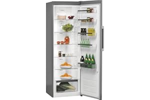 Réfrigérateur 1 porte Whirlpool SW8AM2QX - Réfrigérateur 1 porte - 363 litres - Froid brassé - Dégivrage automatique - Inox - Classe A++ / Pose libre