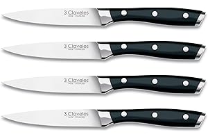 3 Claveles Set di 4 coltelli da bistecca Set