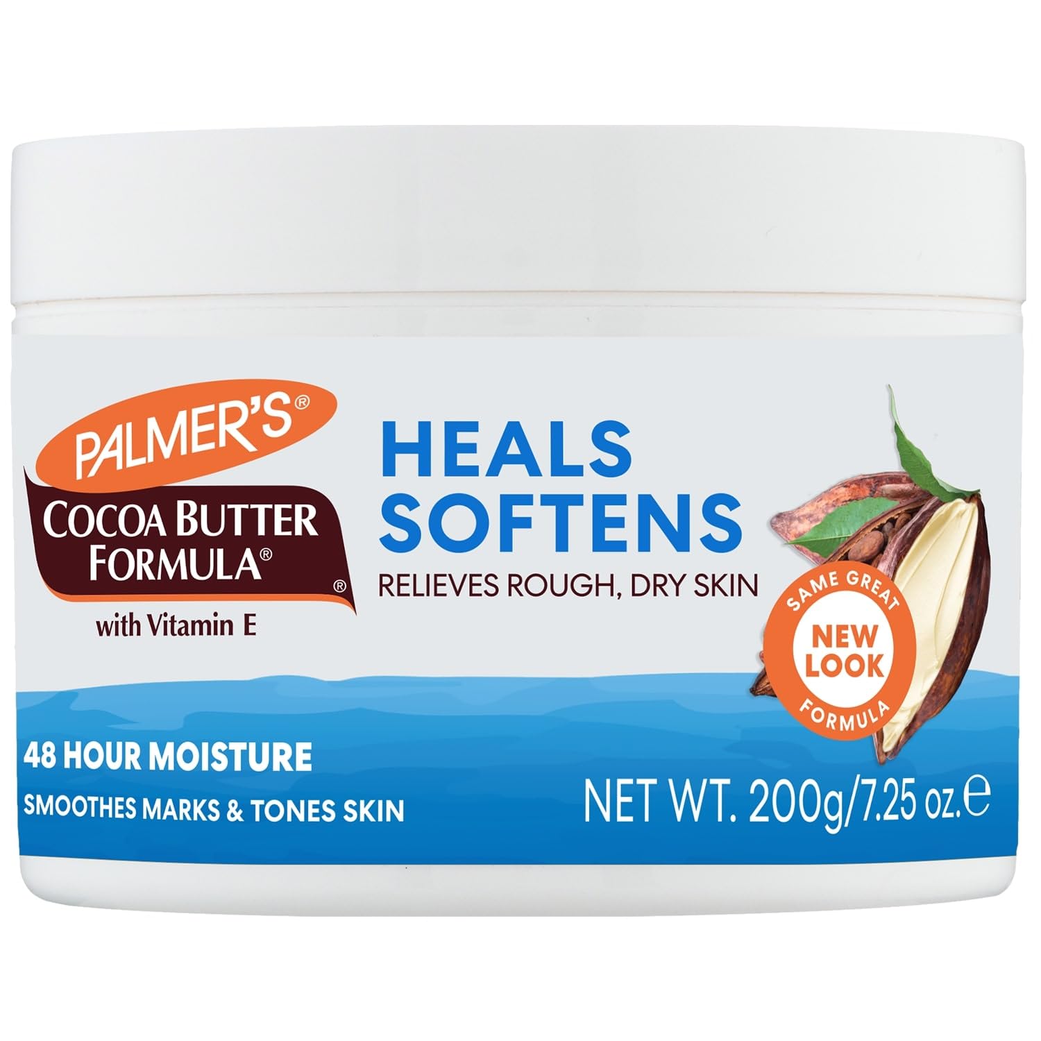 Palmer's Cocoa Butter Daily Skin Cream For Deep Hydration, Removes Makeup, Soothes Cracked Lips, Heels & Reduction of Scars -