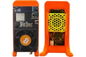 OEMGMINER Bitaxe Gamma 601 Pro Dual-Fan Edition | 1.2TH/s (OC 1.5TH/s) Bitcoin Solo Miner | Refrigeración turbo doble | Chip ASIC BM1370 | Eficiencia 18W/TH | WiFi 2.4G y gestión web