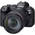 Canon EOS R6 Mark II Full Frame Mirrorless Camera & RF 24-105mm F4L IS USM | 24.2-megapixels, up to 40fps continuous shooting, 4K 60p, up to 8-stops IS and Dual Pixel CMOS Auto Focus II Black