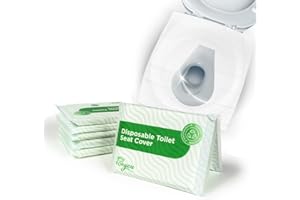 LAC FOR YOU Einweg Toilettensitzbezug 60 Stück - Wc Papiersitze Toilettenauflage Reisezubehör - Wc Auflage Einweg für Unterwegs (43x36)