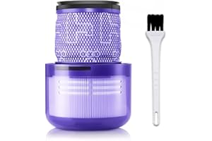 Queta Filtro per Dyson V11 SV14 V15, Ricambio Lavabile per Aspirapolvere, Spazzolino di Pulizia