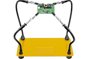 Nomiou Soldadura de tercera mano, accesorios de modelismo, herramienta de soporte de placa de circuito impreso, cuatro brazos, manos de ayuda, manualidades, joyas, taller, hobby, estación de ayuda