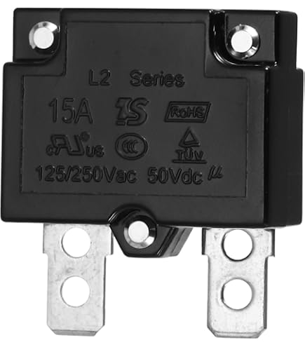 2Stk Überlastschutz 5A AC125/250V DC32V Rückstellung Thermisch Schutzschalter