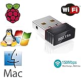 TB® Ralink 5370 USB Wifi Dongle USB 2.0 Wireless 802.11n USB Wifi Adapter Compatible For Raspberry Pi,Raspberry Pi BIOS, Windows 2000 / XP / VISTA / Win7/ Win 8 / Win 10 / MAC/ Linux 2.4 or Above