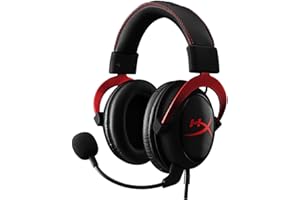 HyperX Cloud II Casque de Jeu | Son Surround 7.1 | Cadre en Aluminium | Microphone antibruit Amovible | Hi-FI avec Pilotes Audio de 53 mm | Compatible avec PC/PS4/Xbox/Mac/Mobile/VR – Rouge