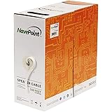 NavePoint 500ft In Wall Audio Speaker Cable Wire CL2 16 2 AWG Gauge 2 Conductor Bulk White