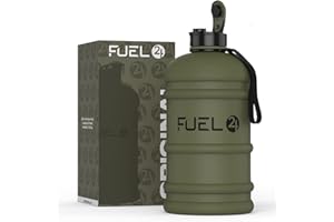 Fuel24 Jug - 2.2 Litre Water Bottle - Extra Strong Flex Material - Drop Proof, Pop or Straw Cap Options - 2.2L Large Gym Sports Bottle, BPA FREE