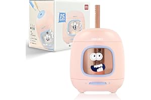 SIVELIKE Electric Pencil sharpener,2 Years Warranty,Battery/2A USB Powered,5000 Times for Blade,Suitable for 6.5-8mm Pencil Sharpener,Automatic Pencil Sharpeners for Kids,School, Home, Office, Classroom (Pink)