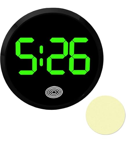 Orologio Da Cruscotto Auto Digitale LED | Adesivo, Impermeabile | Timer Con Allarme | Per Auto, Camion, Moto