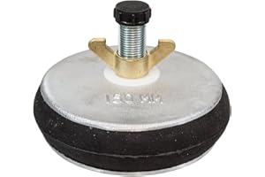 SCAPP EQUIPMENT SCAPP Verstellbarer Rohrstopfen ALU 6“ für Rohr-Innen-Ø 150 – 167 mm, mit 1/2“ Hohlgewinde (weitere Größen verfügbar)