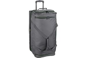 Travelite Trolley Reisetasche mit Rollen groß, erweiterbares Volumen, Basics, Weichgepäck Rolltasche mit Dehnfalte, 70 cm, 98-119 Liter