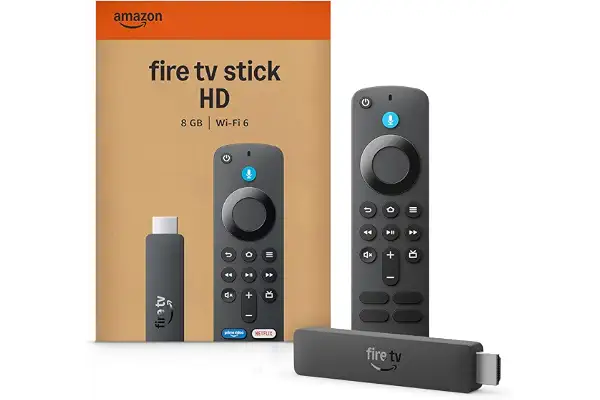 Amazon Fire TV Stick HD (última generación), con TV en directo gratuita, mando por voz Alexa, alimentación directa desde tu TV y configuración fácil, encuentra series más rápido con Alexa+