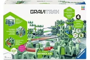 Ravensburger Gravitrax - Action Set Skytrax XL + 200 bitar - kulbana - kreativt byggsats - från 8 år - 25960