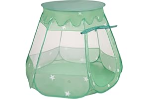 Selonis Namiot Zamek 105X90 cm Namiot Do Zabawy Dla Dzieci, Miętowy