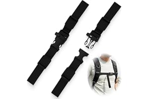 Icyowls 2 Pièces Sangle de Poitrine Réglable pour Sac à Dos, Bretelles en Nylon avec Fermeture Rapide, Sangle de Poitrine Durable pour Enfants et Adultes, Idéal pour la Randonnée et Le Voyage