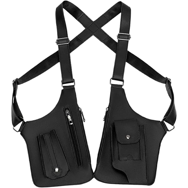 Itian Sac Banane Anti-Vol Invisible – Holster De Sécurité Portable Pour Téléphone, Argent, Passeport – Idéal Voyage Et Quotidien, Noir