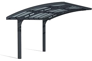 CANOPIA by Palram Carport Arizona 14.3 m² en Polycarbonate, Aluminium Robuste et antirouille Protection de la Voiture Contre la lumière du Soleil