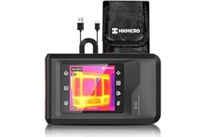 Kompaktowa kieszonkowa kamera termowizyjna HIKMICRO E03, rozdzielczość SuperIR 240x240 z kamerą wizyjną, rozdzielczość IR 96x96/9 216 pikseli, 25 Hz, ekran dotykowy 3,5", IP54, -20 ℃ do 350 ℃