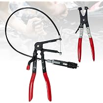 Jeu De 3 Pinces à Collier Durite Nylon - Pour Carburant, Frein, Refroidissement - Rouge