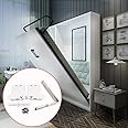 LYNICESHOP Bed Hardware Kit, Horizontal Wall Bed Springs Mechanism Hardware Heavy Duty Bed Support Hardware DIY Kit for Horizontal Wall Mount, DIY Capacity Bed Hardware Kit (Small Size Bed)