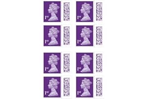 KWS GROUP 8 x 1st Class Stamps - Barcoded Self Adhesive UK Letter Postage Stamps for Standard Mail - Royal Mail First Class Postage Stamps