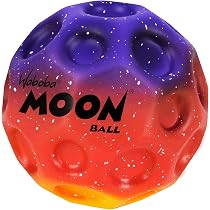 4 Moon Ball Original Spaceballs – Balles Rebondissantes Mousse 3D – Son D’Impact – Antidérapant – Cadeau Enfant Adulte