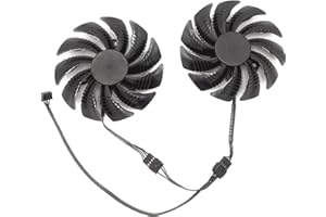 SISS Gigabyte GTX 1050Ti 1060 1070 Graphics Card Fan for RX 470 480 570 580 R9 380X Set 2 Fans T129215SU