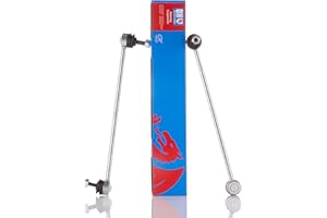 Quinton Hazell Stabiliser Link - QLS3294S - Single Bar Fits Front Axle Left or Right - Original Equipment OEM Quality Direct Fit Replacement - Length: 340mm - Finish: Powder-Coated