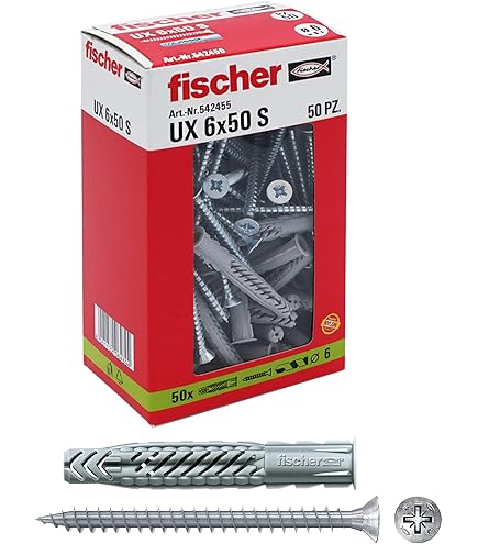 Fischer Rozpěrná hmoždinka SX Plus, 6 x 30 mm, 200 ks (dóza) nakoupit u