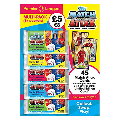 Preisvergleich Produktbild Match Attax EPL 2017 / 18 Multipack