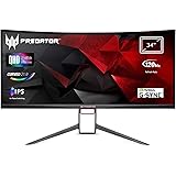 Acer Predator X (Predator X34P) 87 cm (34 Zoll) IPS Curved 1900R ZeroFrame Monitor Matt (HDMI, DP, USB Hub 3.0, UWQHD 3440x14