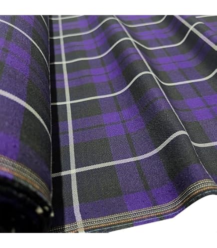 Tissu Coton AMateschitz Tissu Tartan à Carreaux 100 % Coton Tissu Coton AMateschitz Tissu Tartan à Carreaux 100 % Coton