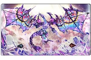 Mlikemat New Playmat XYZ Dragon CCG TCG Trading Card Game Mat with Zones + Free Bag (ZD014-351-A)