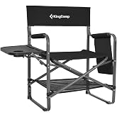 KingCamp Ash Compact Katlanır Kamp Sandalyesi Black