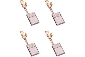 DEWFIGS ㅤ 4 Pièces Balais de Charbon en Cuivre pour Moteur, 18 V/14,4 V Brosse À Charbon Outils Électriques CB440 CB448 CB436 195021-6 194427-5 194159-4 BDF440 BFR440 BDA340 BDA351 Perceuse Visseuse