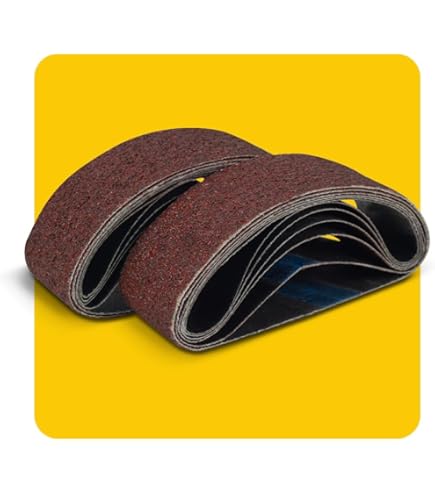 Sanding Belt 100mm X 610mm 40 Grit (Pk5), Abrasive Colour Maroon