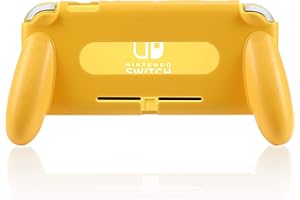 HEATFUN Grip for Nintendo Switch Lite, Comfortable and Ergonomic Switch Lite Grip - Accessories for Nintendo Switch Lite (Yellow)
