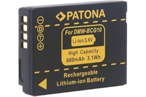 BUNDLESTAR PATONA Akku DMW-BCG10-E - Kompatibel mit Panasonic Lumix DMC 3D1 TZ36 TZ31 TZ25 TZ22 TZ18 TZ10 TZ8 TZ7 TZ6 ZX3 ZX1 Leica V-Lux 20, V-Lux 30, V-Lux 40