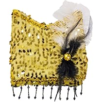 NET TOYS Damen Charleston Handtasche – Schwarz Mit Pailletten, Für Karneval & Motto-Partys