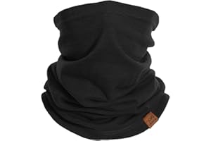 ACUSHLA 100% Merino Wool Neck Gaiter Ski Face Mask Scarf Neck Warmer for Men & Women All Weather