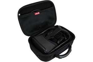 Hermitshell Hard Travel Case for Meta Quest 2/Oculus Quest 2/ Oculus Quest All-in-one VR Gaming Headset(Black)