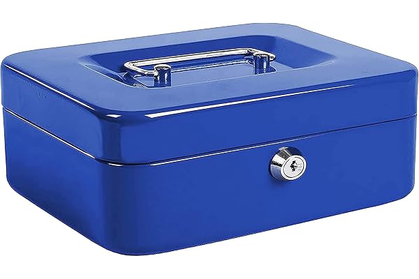 kippen 10033B2 Boîte à valeurs Bleu Dimensions : 200 x 160 x 90 mm